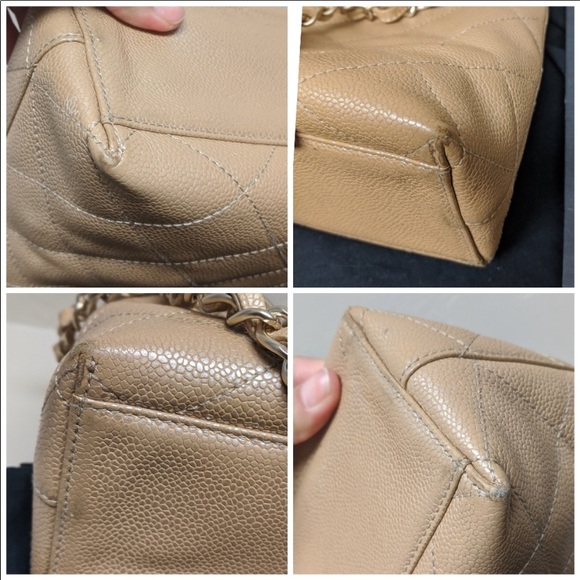 CHANEL Iridescent Pearl Caviar Tote bag - Picture 7 of 14